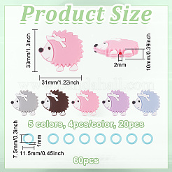 Plastic Locking Stitch Marker Kits&nbsp;DIY-BC0012-70