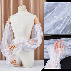 Polyester Detachable Mesh Puff Sleeves&nbsp;AJEW-WH0485-43A
