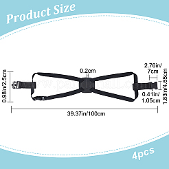 Elastic Adjustable Luggage Straps&nbsp;AJEW-WH0165-36
