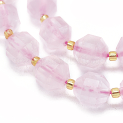 Natural Rose Quartz Beads Strands&nbsp;G-K303-A03-10mm