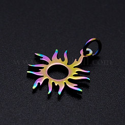 Ion Plating(IP) 304 Stainless Steel Solar Eclipse Pendants&nbsp;STAS-S105-JN158