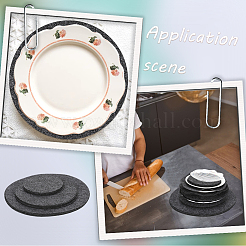 22Pcs 3 Styles Felt Anti-Slip Pad&nbsp;DIY-GF0011-30D