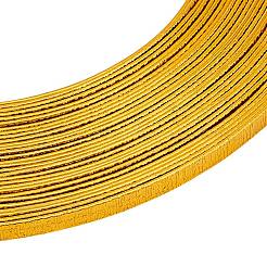 陽極酸化アルミニウム線  フラット  ゴールド  5x1mm  約10m /ロール&nbsp;AW-WH0002-10
