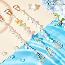 6Pcs 3 Styles Candy Series Acrylic Boot Strap Chains&nbsp;FIND-GO00001