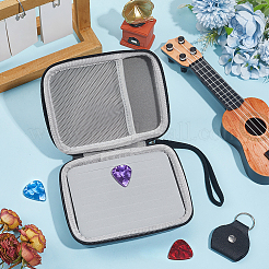 1Pc PU Leather Guitar Pick Storage Box&nbsp;OFST-CL0001-12