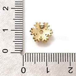Rack Plating Brass Micro Pave Clear Cubic Zirconia Bead Caps&nbsp;KK-H508-22B-G