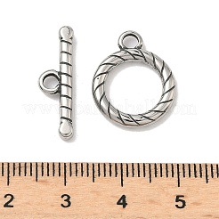 316 Surgical Stainless Steel Toggle Clasps&nbsp;STAS-L307-04AS
