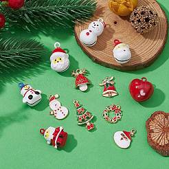 Christmas Theme Pendant Jewelry Making Finding Kit&nbsp;FIND-YW0007-38