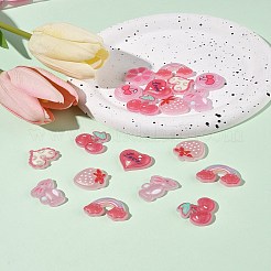 120Pcs 8 Style Plastic Enamel Cabochons&nbsp;KY-FS0001-38