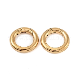 Ion Plating(IP) 316 Stainless Steel Spring Gate Rings&nbsp;STAS-M296-01G-C