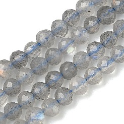 Natural Labradorite Beads Strands&nbsp;G-B168-A09-4mm
