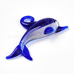 Handmade Lampwork Big Pendants&nbsp;LAMP-T023-10A