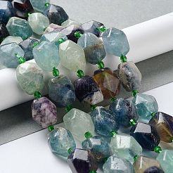 Natural Fluorite Beads Strands&nbsp;G-C182-15-02