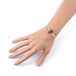Adjustable Brass Slider Bracelets Sets&nbsp;BJEW-JB05402