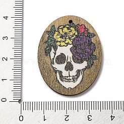 Single Face Printed Wood Pendants&nbsp;WOOD-B009-01F