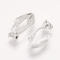 Brass Clip-on Earring Converters Findings&nbsp;KK-Q115-S