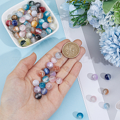130Pcs Transparent Resin Beads&nbsp;RESI-PA0001-48