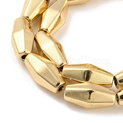 Electroplated Synthetic Magnetic Hematite Beads Strands&nbsp;G-Z032-A01-01LG