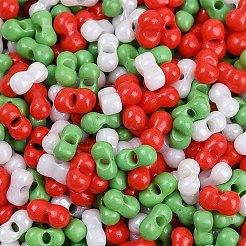 Christmas Theme Glass Seed Beads&nbsp;SEED-K010-03E