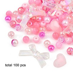 100Pcs 8 Styles Resin Beads&nbsp;RESI-FP0001-48