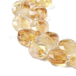 Heated Natural Citrine Beads Strands&nbsp;G-N342-10