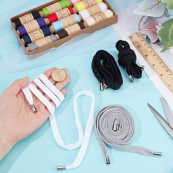 6Pcs 3 Colors Cotton Cords Drawstring&nbsp;HJEW-BC00071