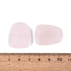 Natural Rose Quartz Pendants&nbsp;G-N362-06E