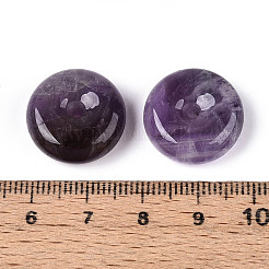 天然石アメジストペンダント  ドーナツ  18~18.5x7~8.5mm  穴：2~2.5mm&nbsp;G-N353-05A-11