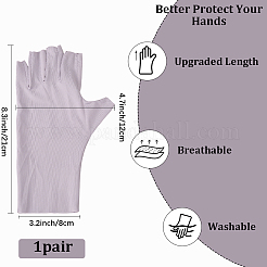 Polyester Fingerless Gloves&nbsp;AJEW-WH20020-189B