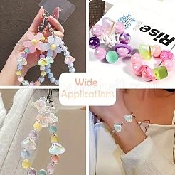 42Pcs 7 Colors Transparent Acrylic Beads&nbsp;MACR-YW0004-68