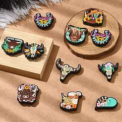 20Pcs 10 Styles Silicone Focal Beads&nbsp;SIL-CJ0002-89