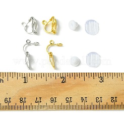 40Pcs 2 Color Iron Clip-on Earring Findings&nbsp;KK-FS0001-27