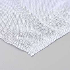 ポリエステルストレッチメッシュ生地  服装アクセサリー  ホワイト  1650x0.5mm  1ヤード/個&nbsp;DIY-WH20002-181A-07
