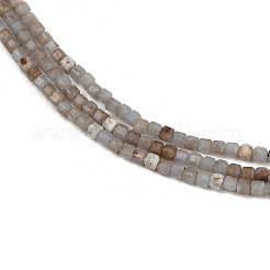 Natural Angelite Beads Strands&nbsp;G-RM2025-D45-2x2mm