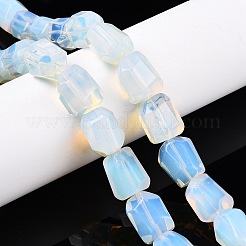 オパールビーズ連売り  多面カット  ナゲット  16~17x12~13.5x10.5~13mm  穴：1.2mm  約13個/連  8.46~8.66インチ（21.5~22cm）&nbsp;G-N342-141