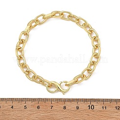 6MM Brass Cable Chain Bracelets with S Clasps&nbsp;BJEW-JB14255