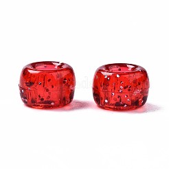 Transparent Acrylic European Beads&nbsp;MACR-N008-14B-A