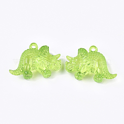 透明なアクリルパーツ  サイ  ミックスカラー  32x45x15mm  穴：3mm&nbsp;X-TACR-S133-112