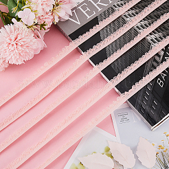 10 Yards Polyester Elastic Lace Trim&nbsp;SRIB-WH0011-121D
