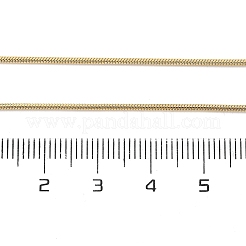 Ion Plating(IP) 304 Stainless Steel Round Snake Chain Necklace for Men Women&nbsp;NJEW-K245-016C