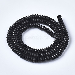 Natural Black Stone Beads Strands&nbsp;G-S366-089