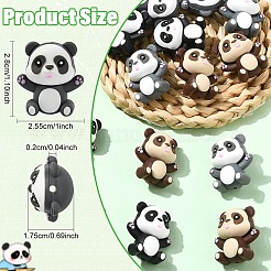 6Pcs Silicone Beads&nbsp;SIL-YW0002-16A