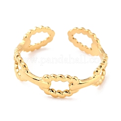 Ion Plating(IP) 304 Stainless Steel Finger Rings&nbsp;RJEW-L102-39G