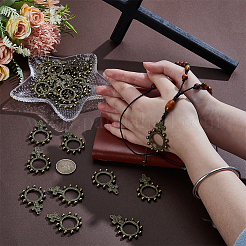 26Pcs Tibetan Style Alloy Pendants&nbsp;TIBEP-UN0001-28AB