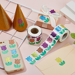2Rolls Coated Paper Self-adhesive Stickers Roll&nbsp;STIC-FH0001-27C