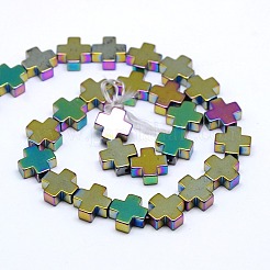 Electroplate Non-magnetic Synthetic Hematite Beads Strands&nbsp;G-I096-02