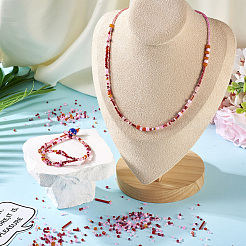100G 2 Colors Glass Seed Beads&nbsp;SEED-TA0001-17B