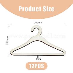 Wood Doll Clothes Hangers&nbsp;DOLL-WH0004-03B
