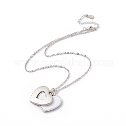 Sublimation Blank Aluminum Pendant Necklace&nbsp;NJEW-E020-01P-02