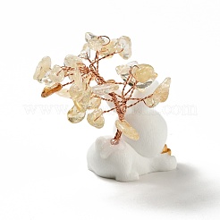 Natural Citrine Tree Display Decorations&nbsp;DJEW-E007-01RC-03